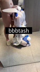 拉菲兔女郎cos对镜口交